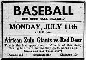 1938 African Zulu Giants tour