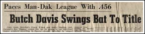Davis, batting champ