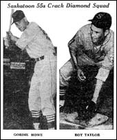 Gordie Howe & Roy Taylor