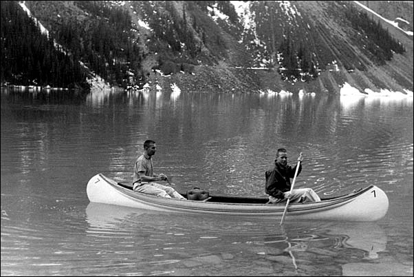 Lake Louise paddlers