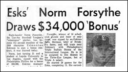 Forsythe signs