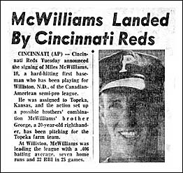 McWilliams signs