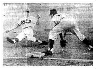 Out at third