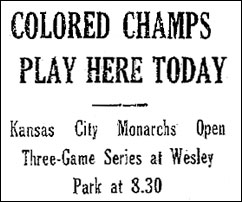 1933 Monarchs in Winnipeg