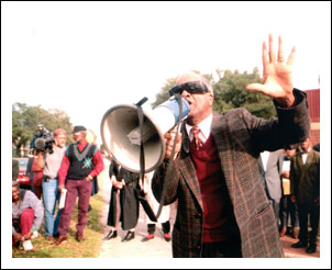 Modie Risher protest