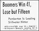 Pemberton in '39