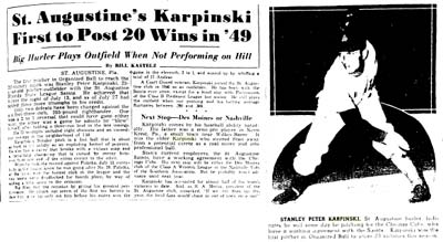 Stan Karpinski 1949