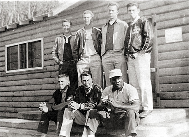 Kamsack Cyclones, 1952 at Madge Lake.