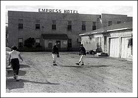 Getting ready for the Lacombe Tournament