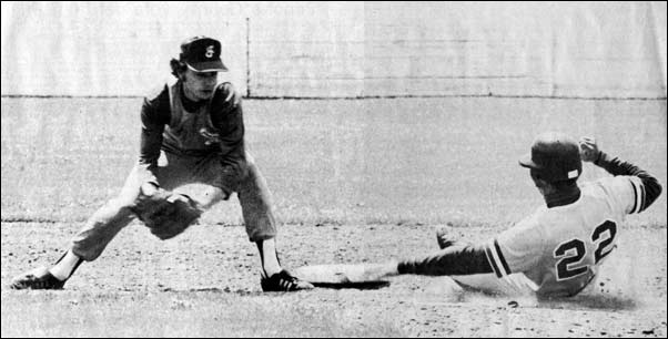 Self out at second